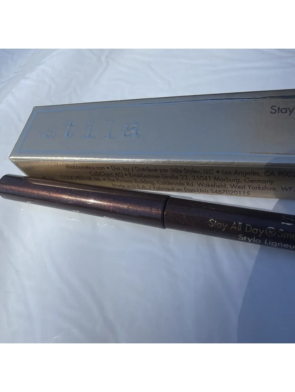Stila Stay All Day Waterproof Smudge Stick EyeLiner .01 oz Lionfish Brown NIB